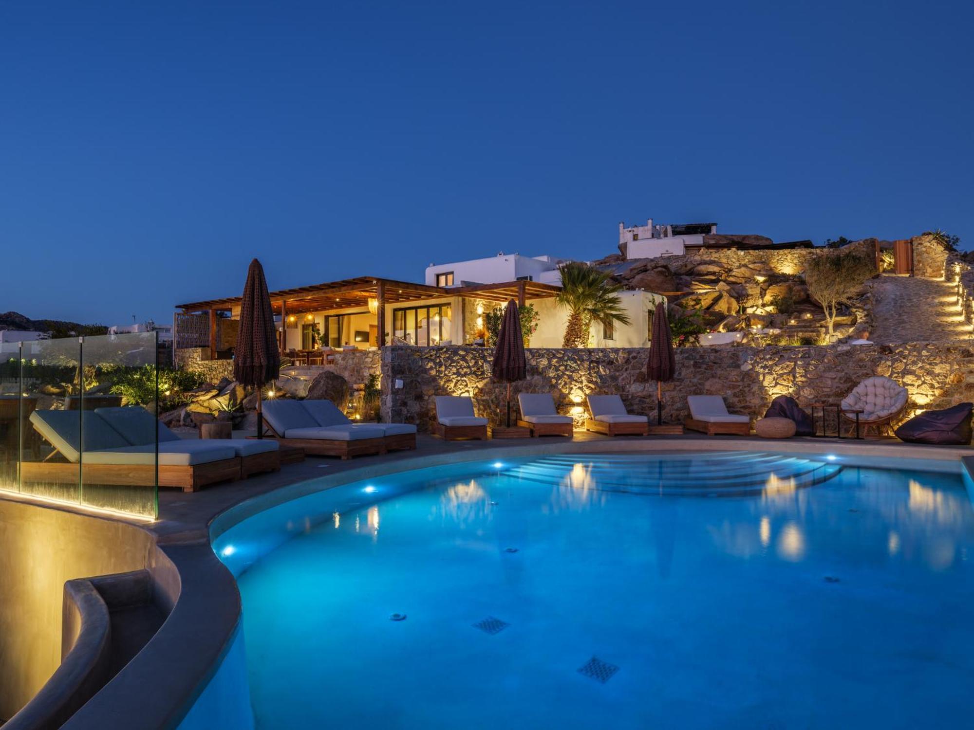 Mykonos Villa Scorpios Mykonos Town Eksteriør bilde